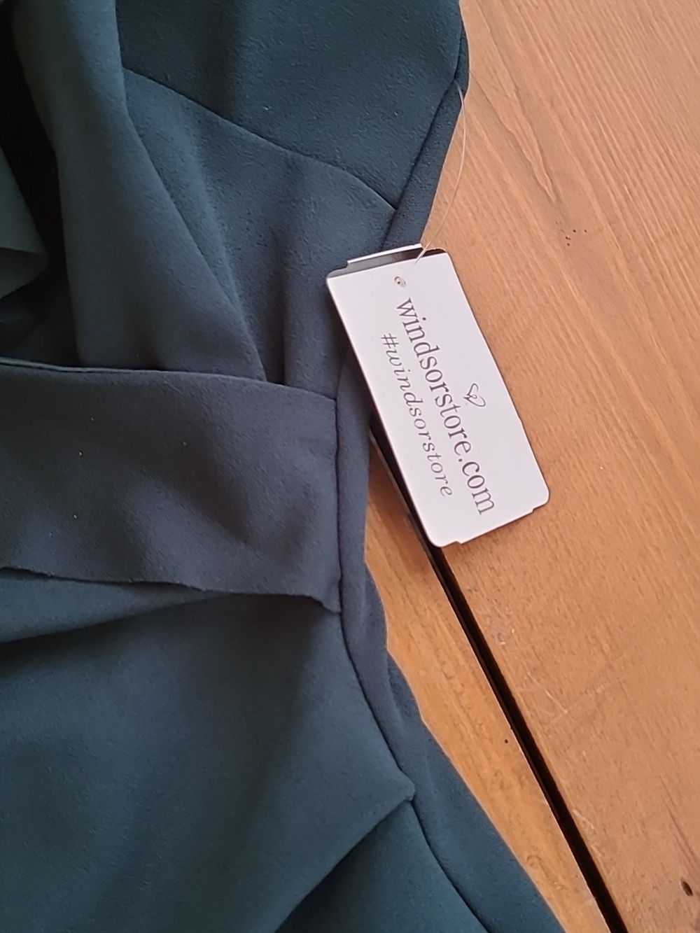 Beautiful Green Spaghetti Strap Asymmetrical Ruffle Midi Dress - Picture 4 of 9